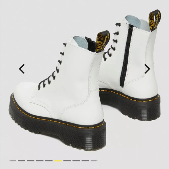 White Platform Doc Martens - Picture 5 of 12